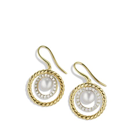 david yurman inspired pearl earrings